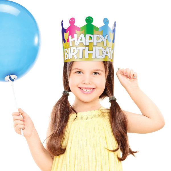 Crowns - 24 count - Happy Birthday