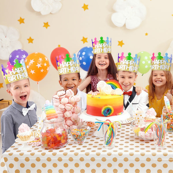 Crowns - 24 count - Happy Birthday