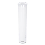 16" Tube - Pull Dispensing - Wall Mountable - Transparent White - Plastic - 1 Each