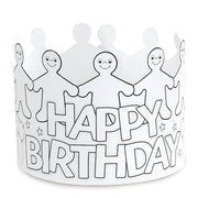 Crowns - 24 count - B&W Happy Birthday