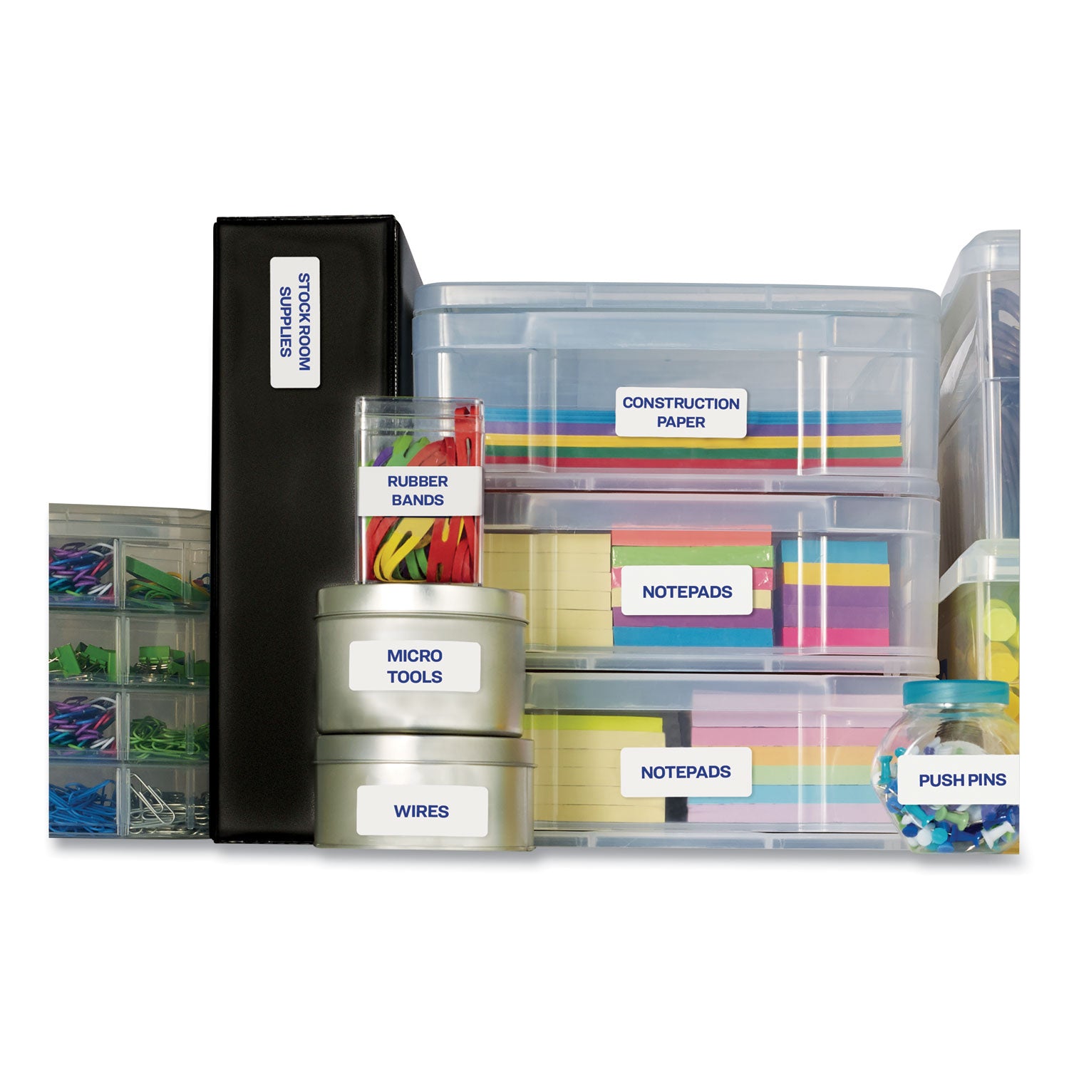 Easy Peel® Address Labels, Sure Feed™ Technology, Permanent Adhesive, 1" x 4", 500 Labels
