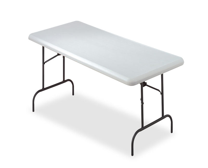 IndestrucTable® Classic Folding Table, Platinum Granite - 30" x 60"