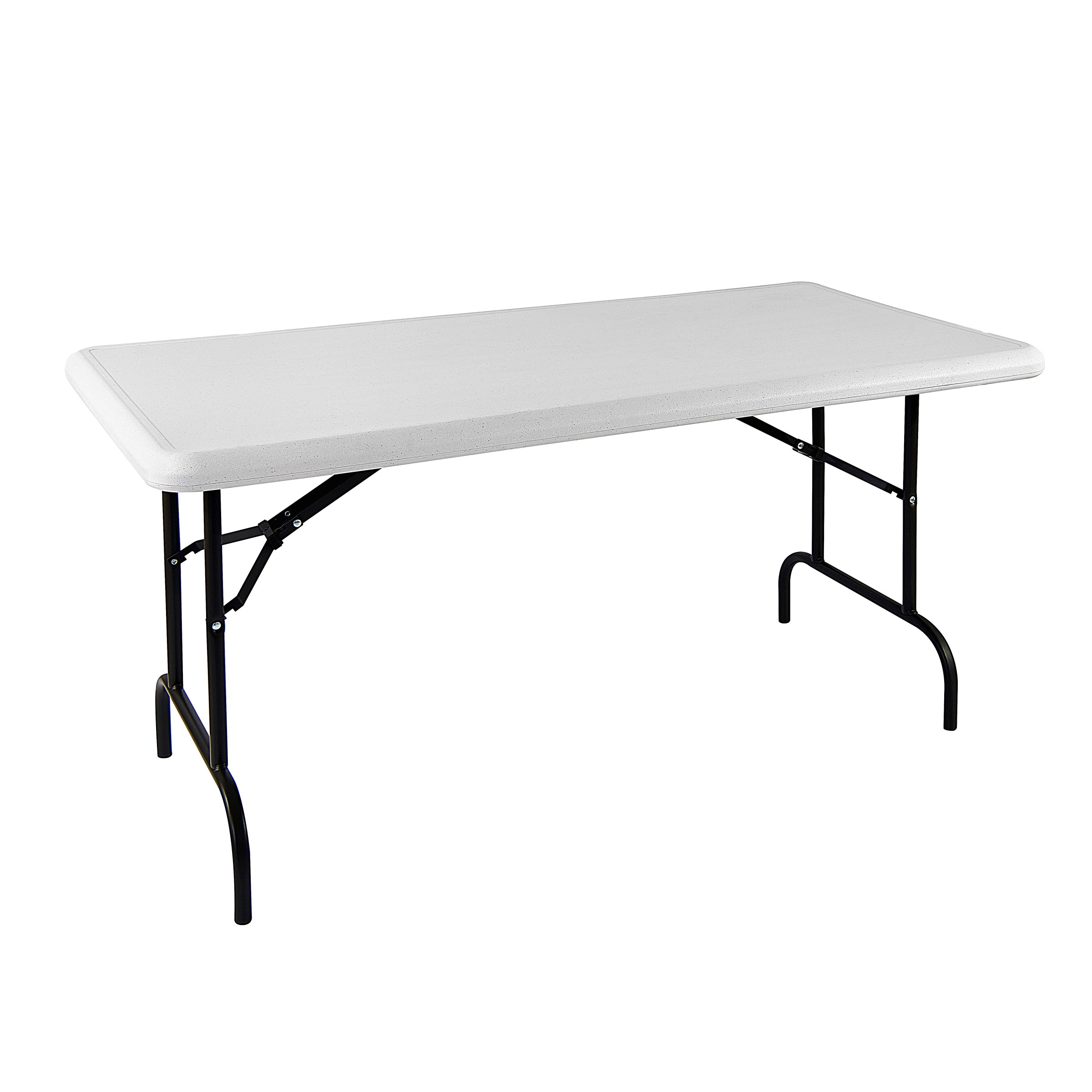 IndestrucTable® Classic Folding Table, Platinum Granite - 30" x 60"