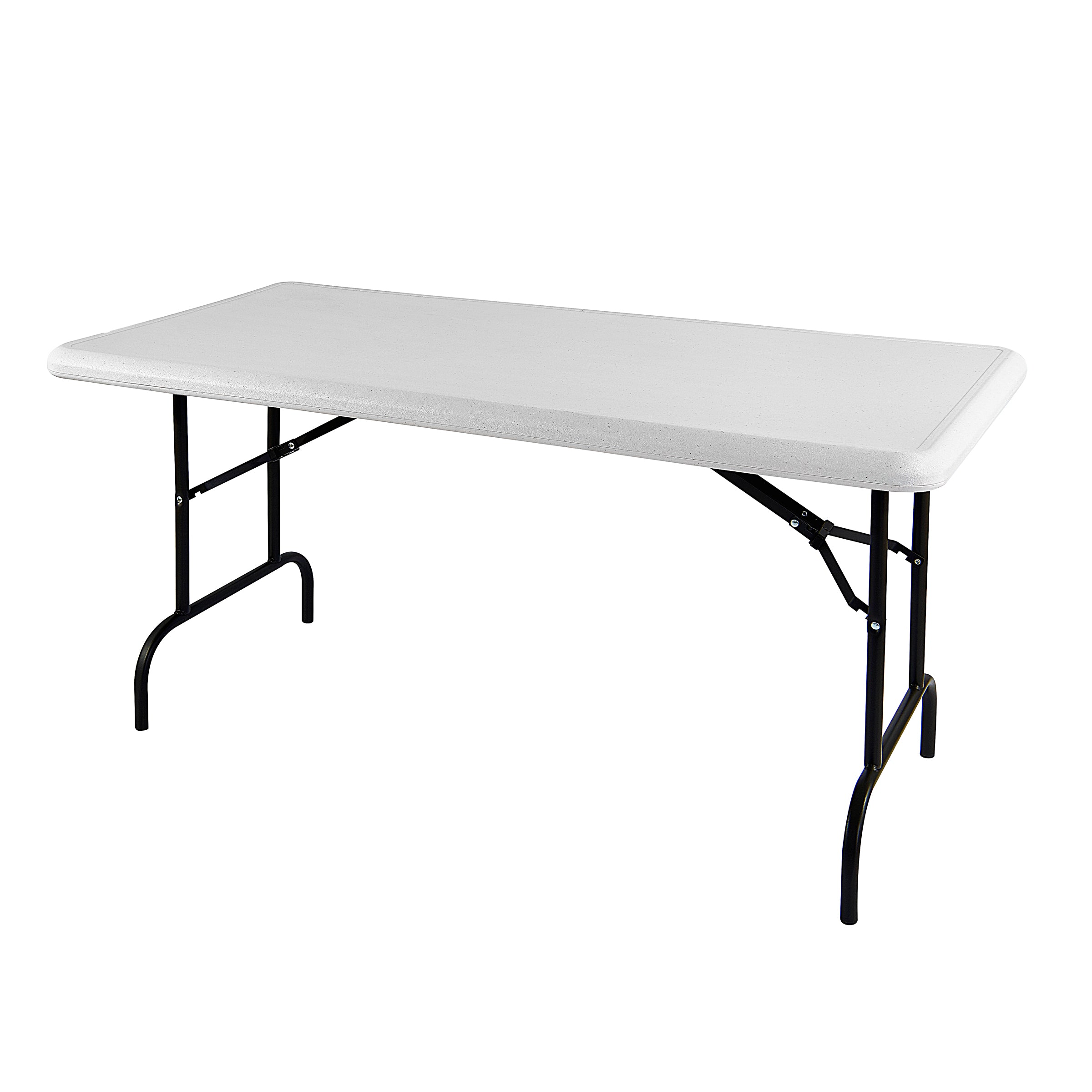 IndestrucTable® Classic Folding Table, Platinum Granite - 30" x 60"