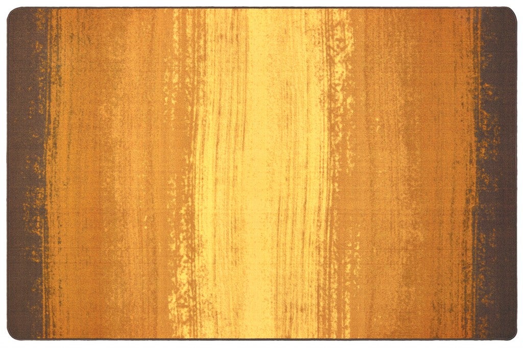 Earth Tone Stripes Rug  - 4ft x 6ft - Rectangle - Brown