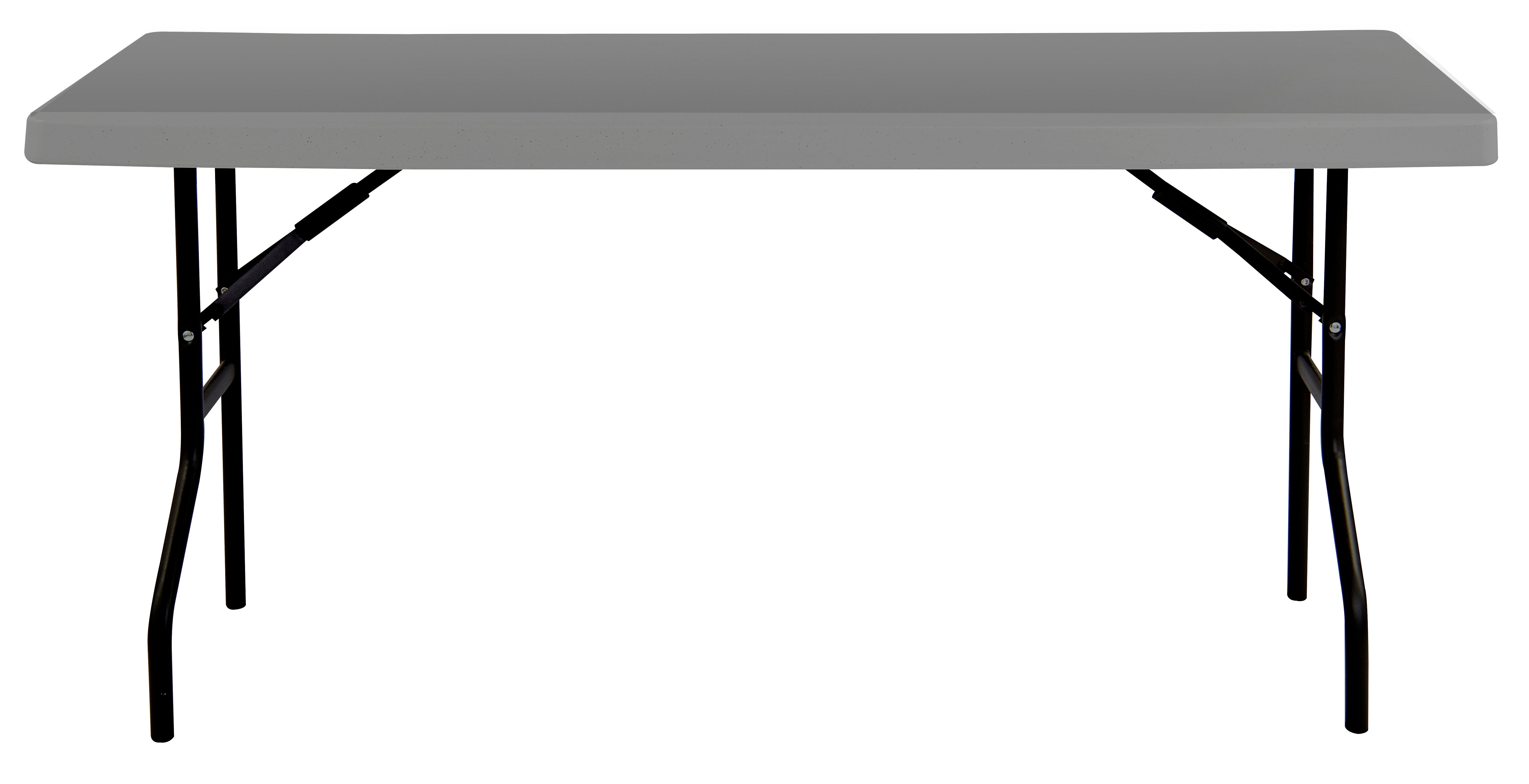 IndestrucTable® Classic Folding Table, Charcoal - 18" x 72"