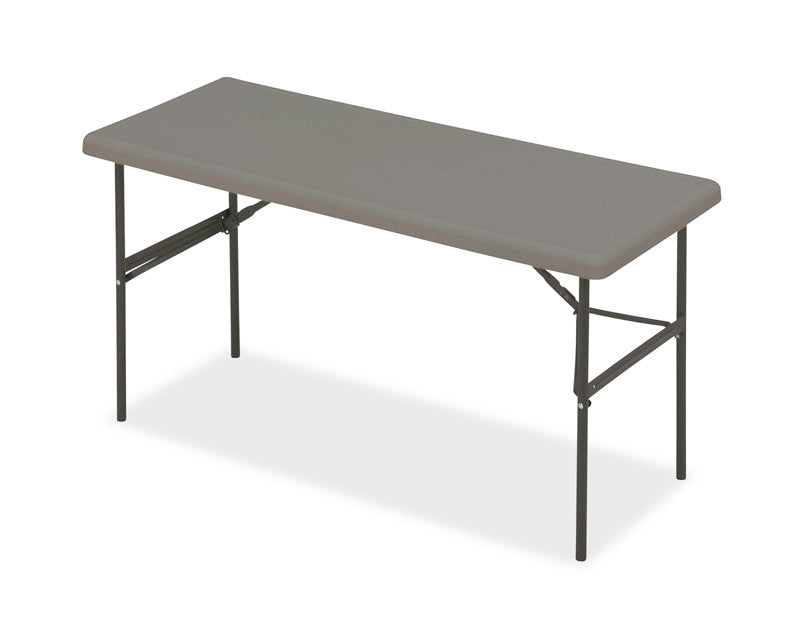 IndestrucTable® Classic Folding Table, Charcoal - 24" x 60"