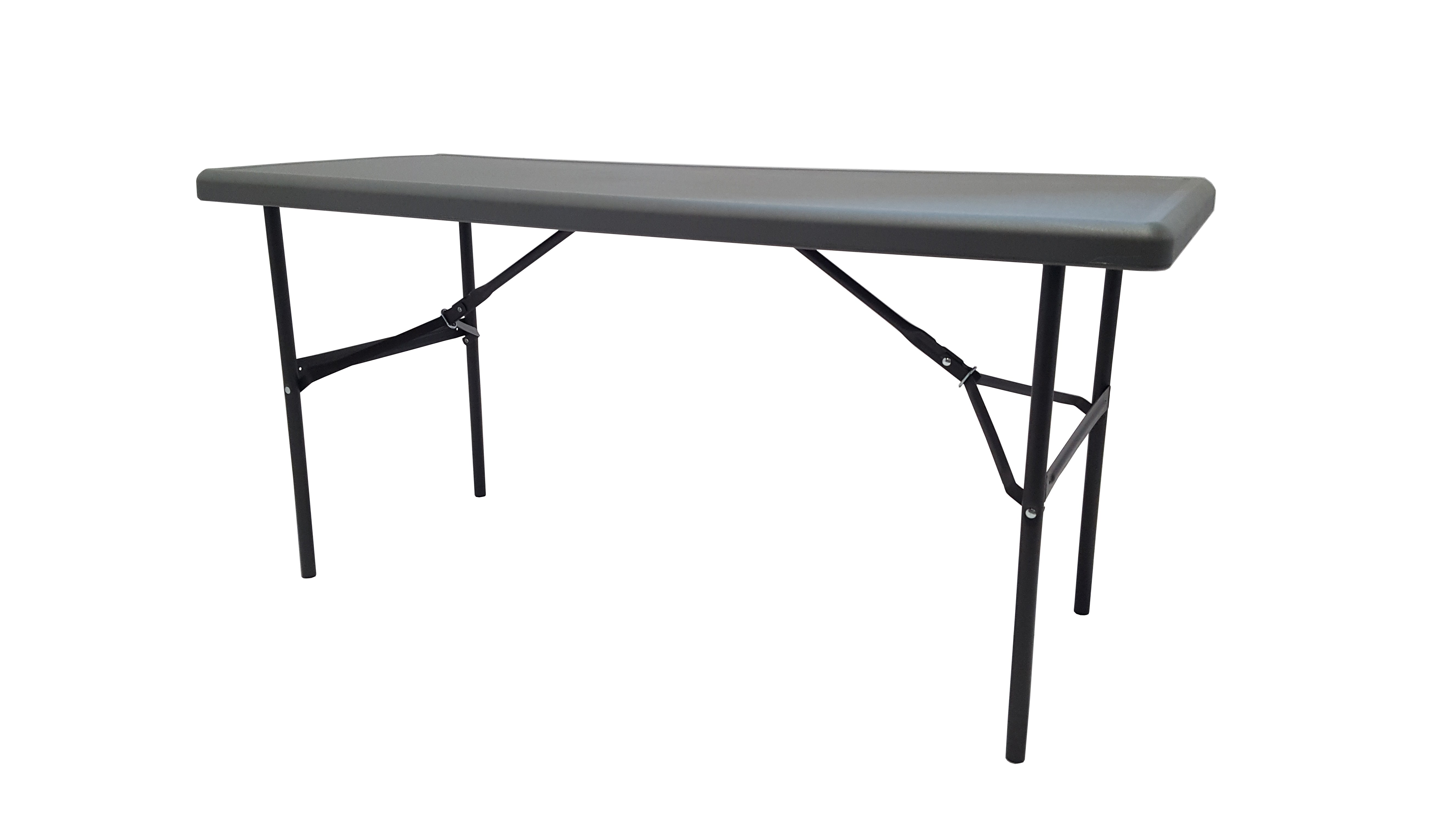 IndestrucTable® Classic Folding Table, Charcoal - 24" x 60"