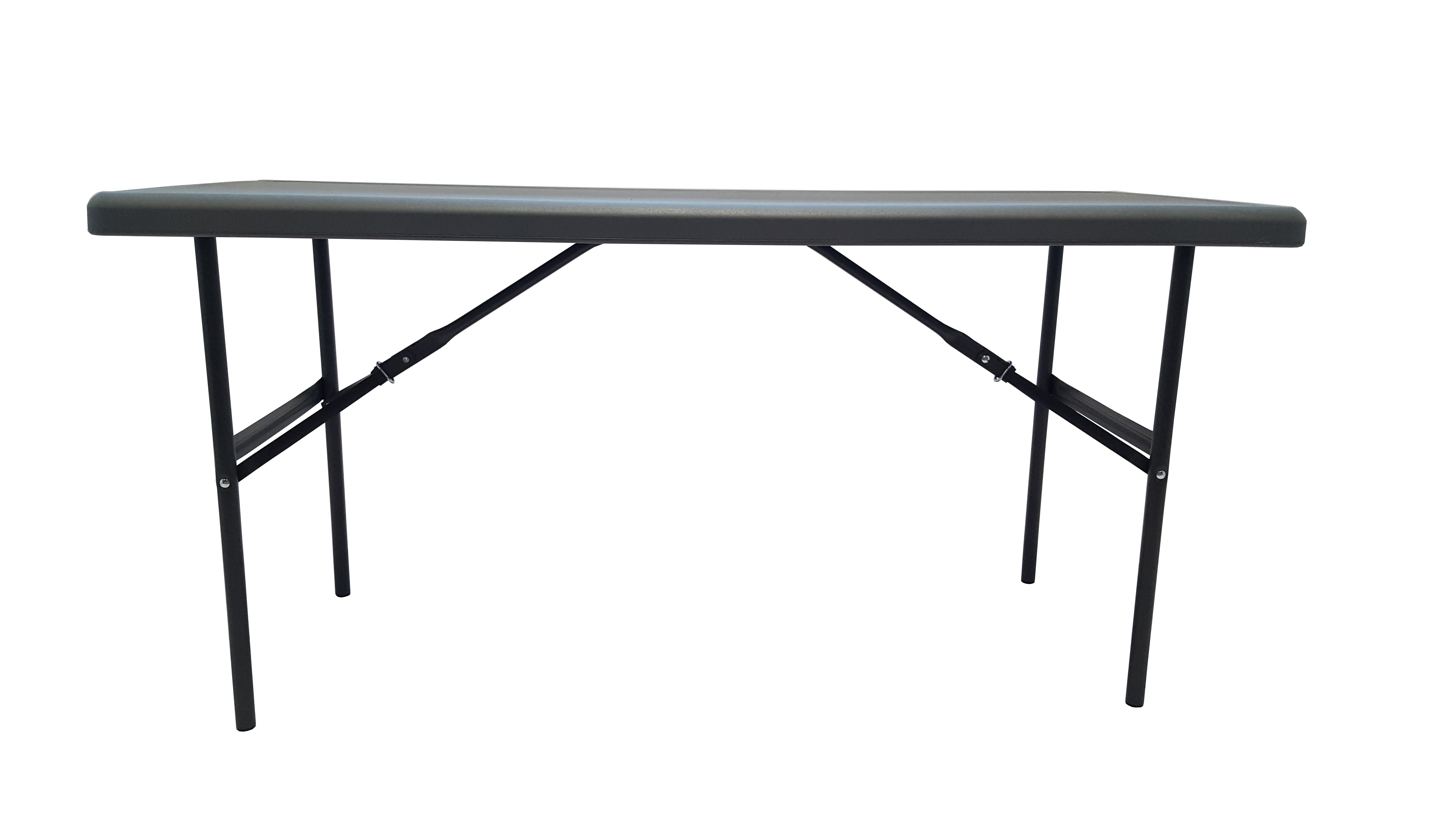 IndestrucTable® Classic Folding Table, Charcoal - 24" x 60"