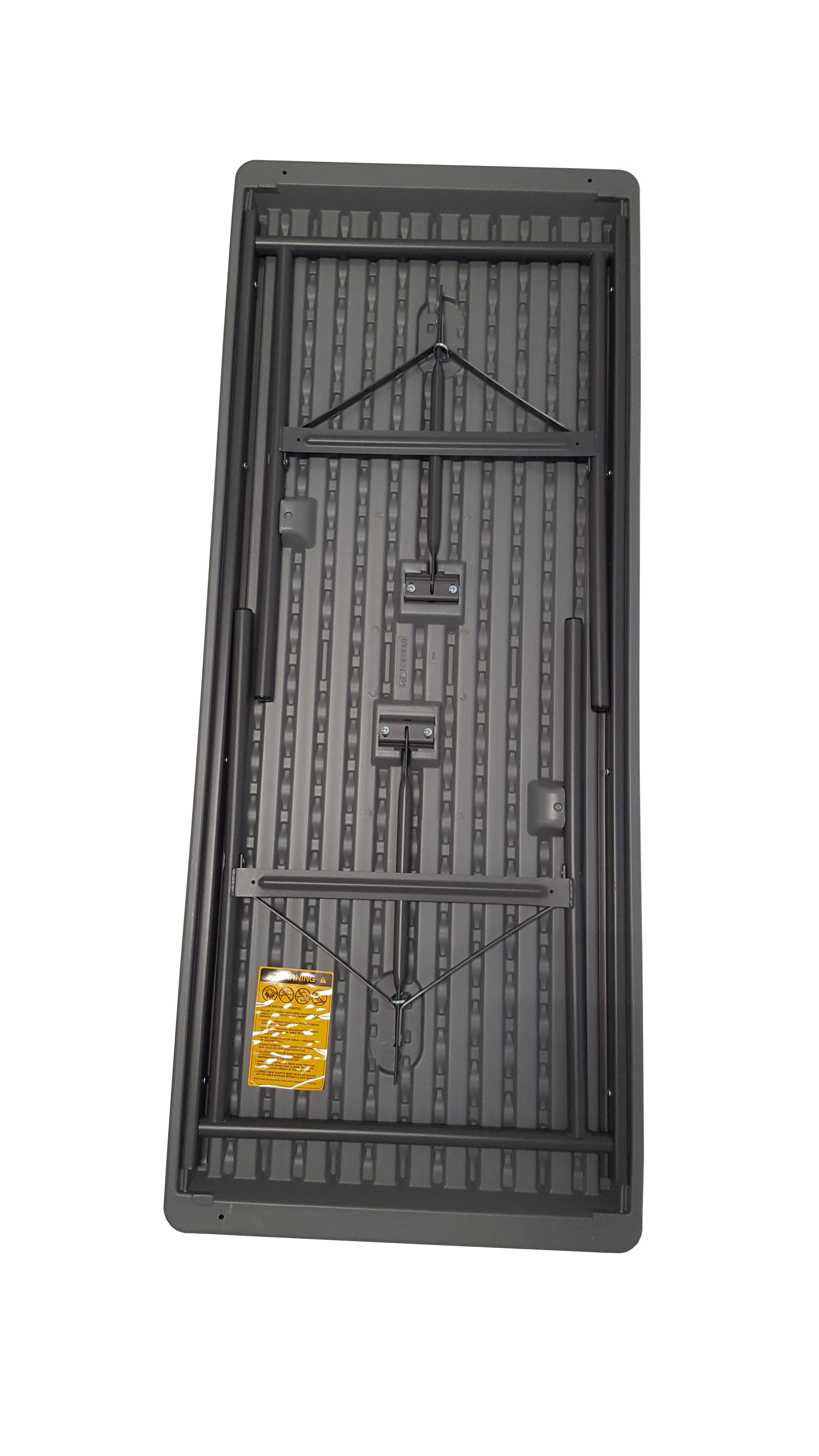 IndestrucTable® Classic Folding Table, Charcoal - 24" x 60"