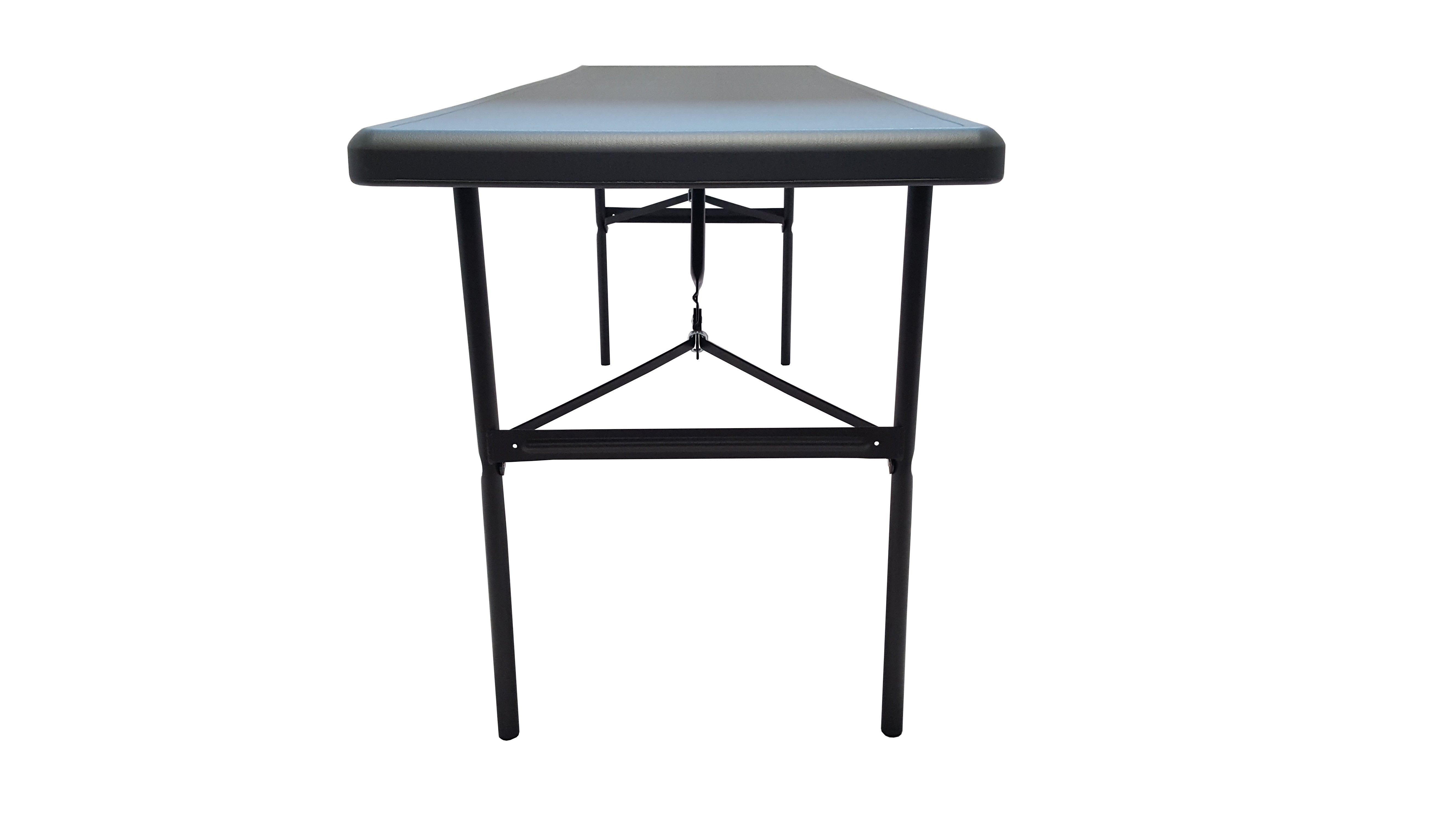 IndestrucTable® Classic Folding Table, Charcoal - 24" x 72"