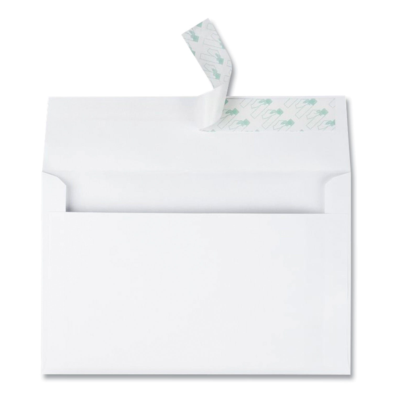 Announcement - 5 3/4" Width x 8 3/4" Length - 24 lb - Peel & Seal - White - 100 / Box