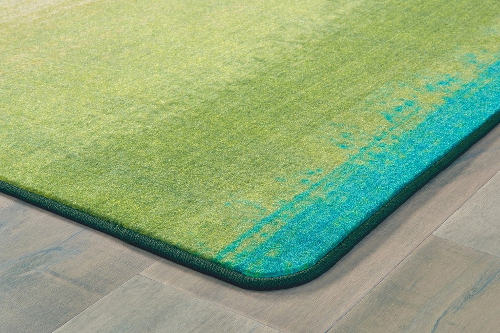 Green Acres Stripes Rug - 6ft x 9ft - Rectangle