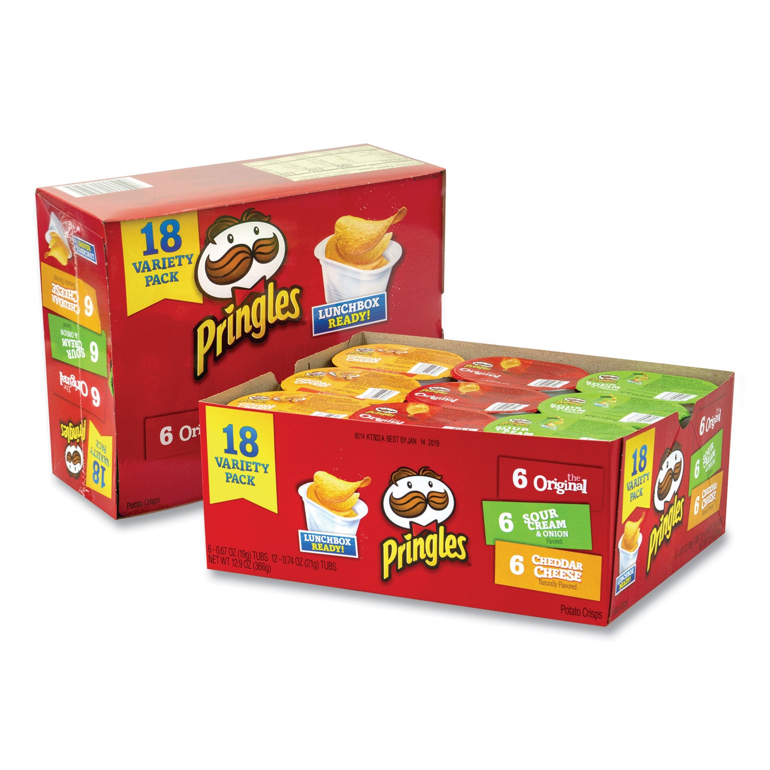 Original, Sour Cream, Onion, Cheddar Cheese - 36 / Carton