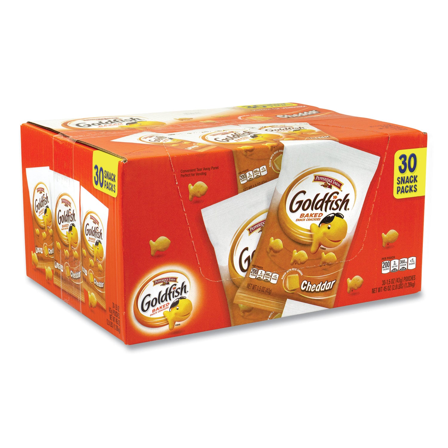Trans Fat Free - Cheddar - 1 - 1.50 oz - 30 / Carton