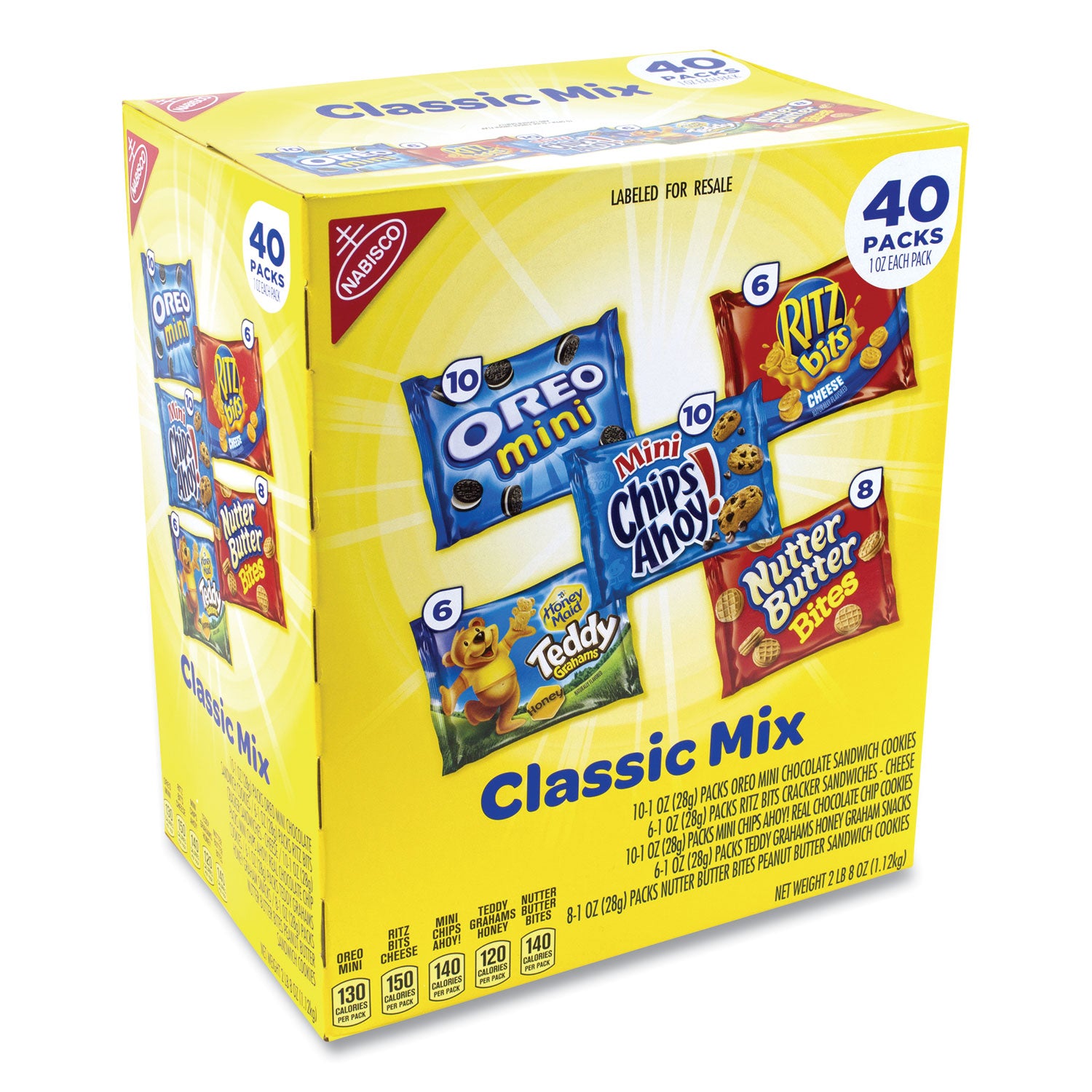 Assorted - 40/Bag - 1 Carton