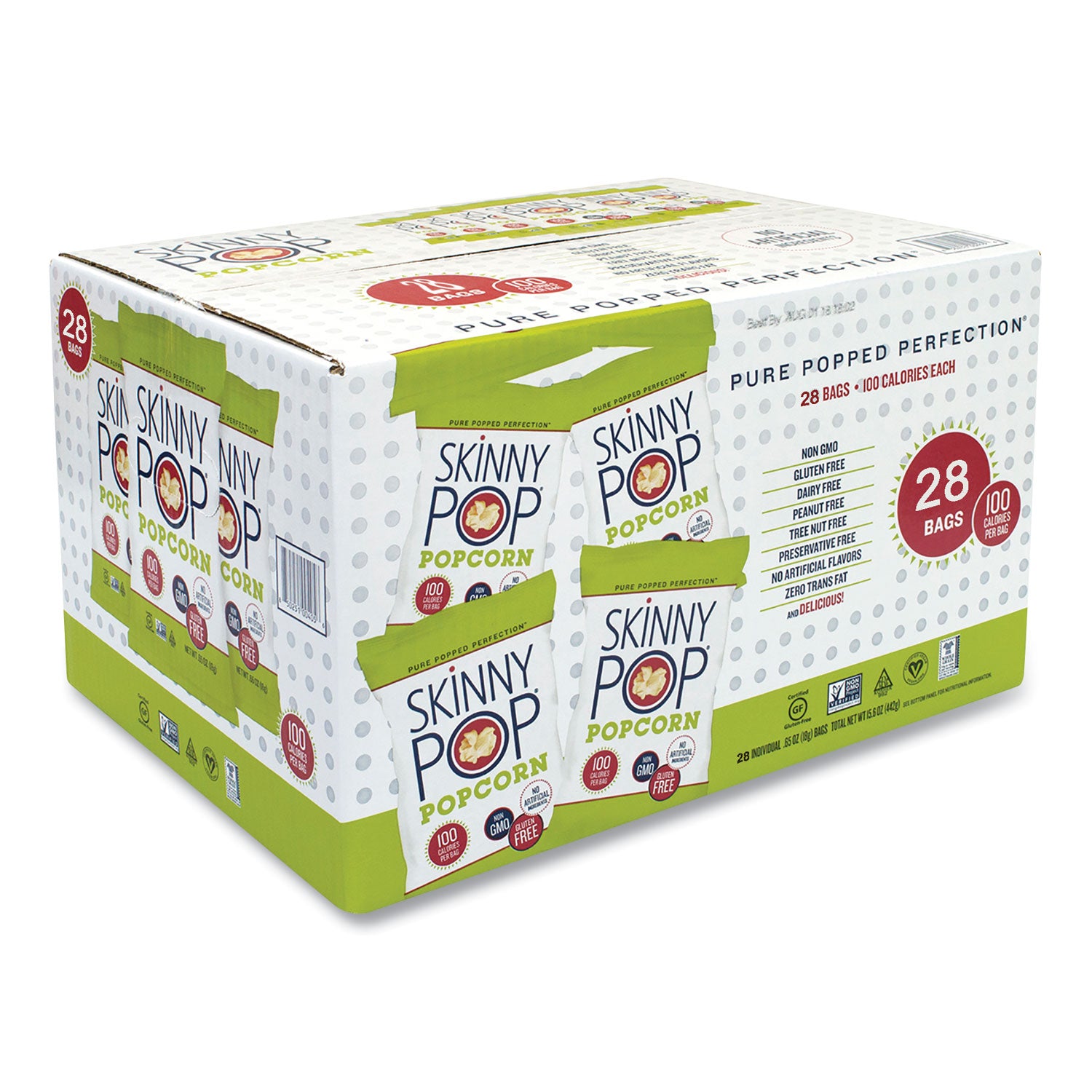 Gluten-free, Dairy-free, Peanut-free, Tree-nut Free, Preservative-free, No Artificial Flavor, Trans Fat Free - Original - 0.65 oz - 1 Carton