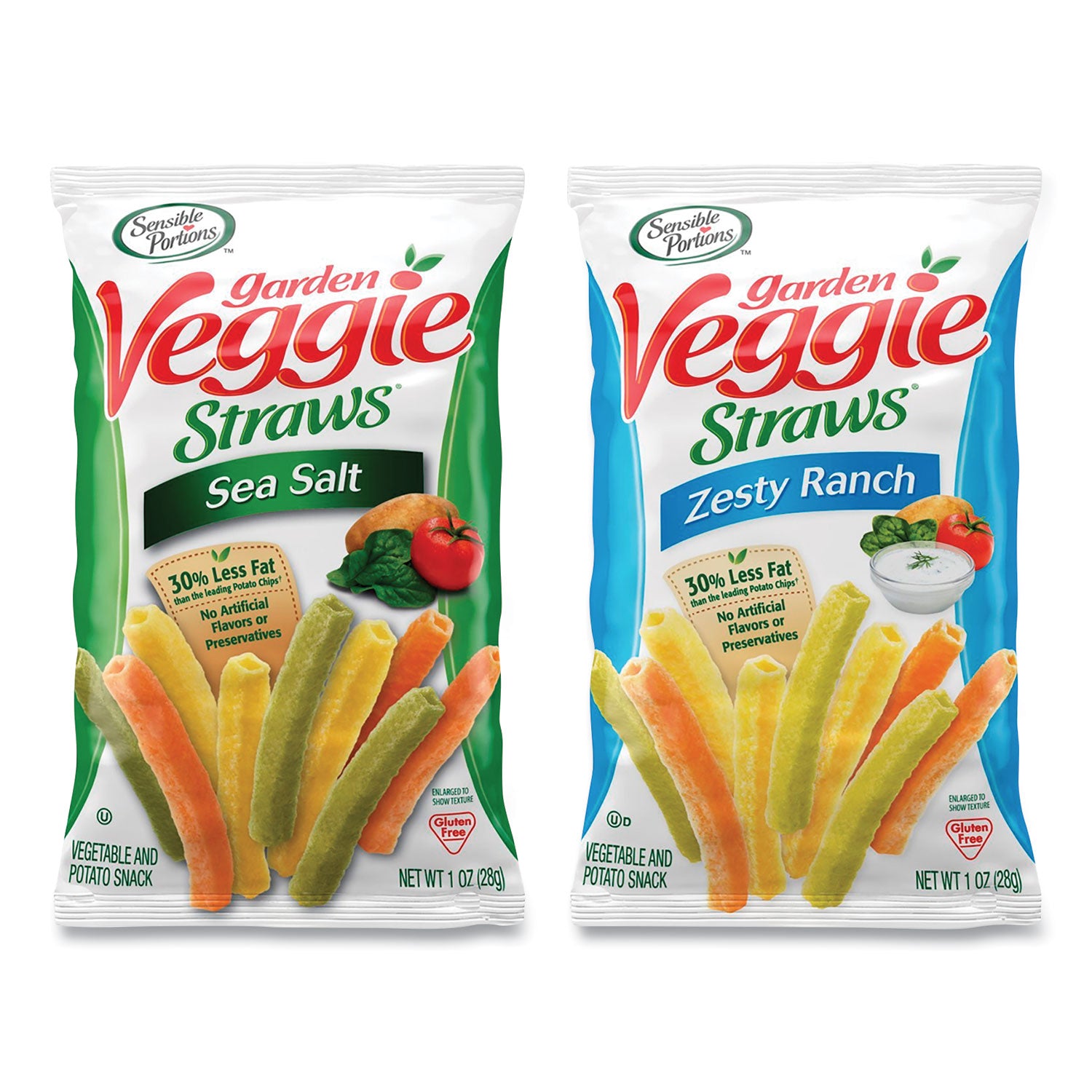 Low Fat, Cholesterol-free - Cheddar Cheese, Sea Salt, Zesty Ranch - 30 / Carton
