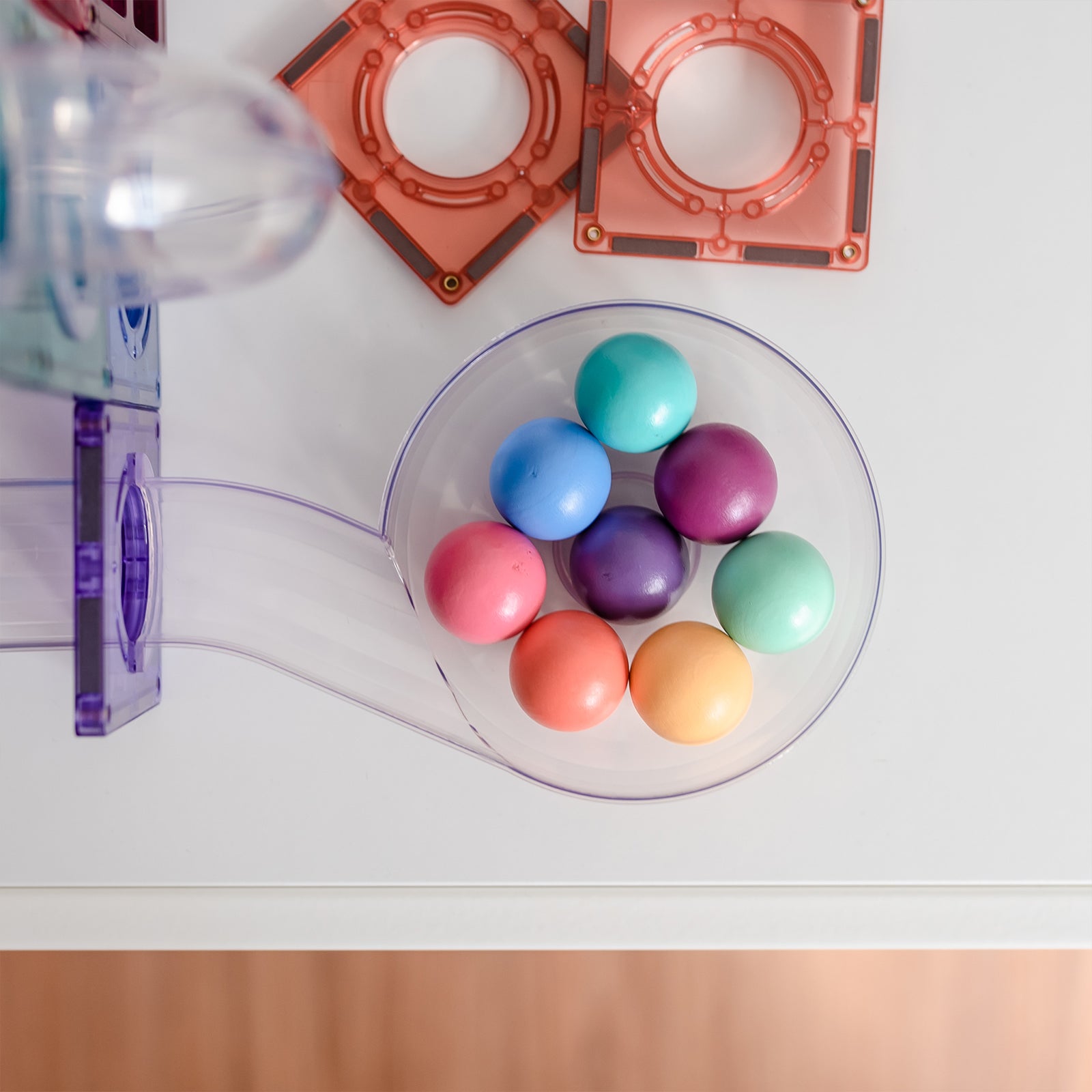 Magnetic Tiles Pastel Ball Pack, 16 Pieces