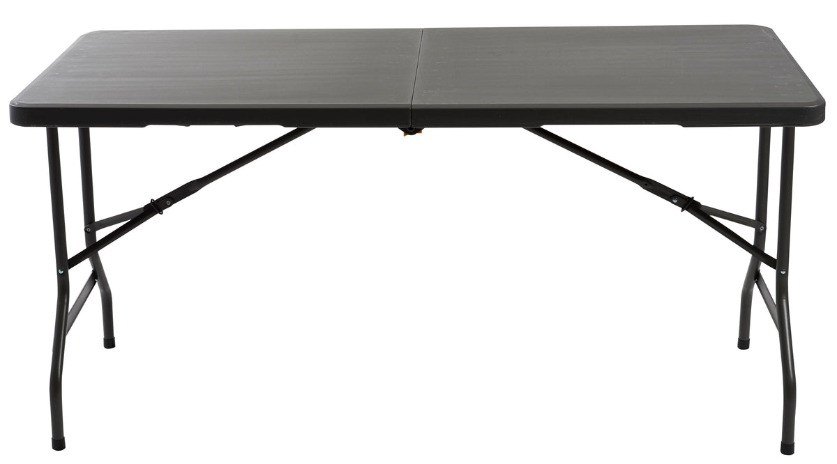 IndestrucTable® Classic Folding Table, Charcoal, 30" x 60" BiFold