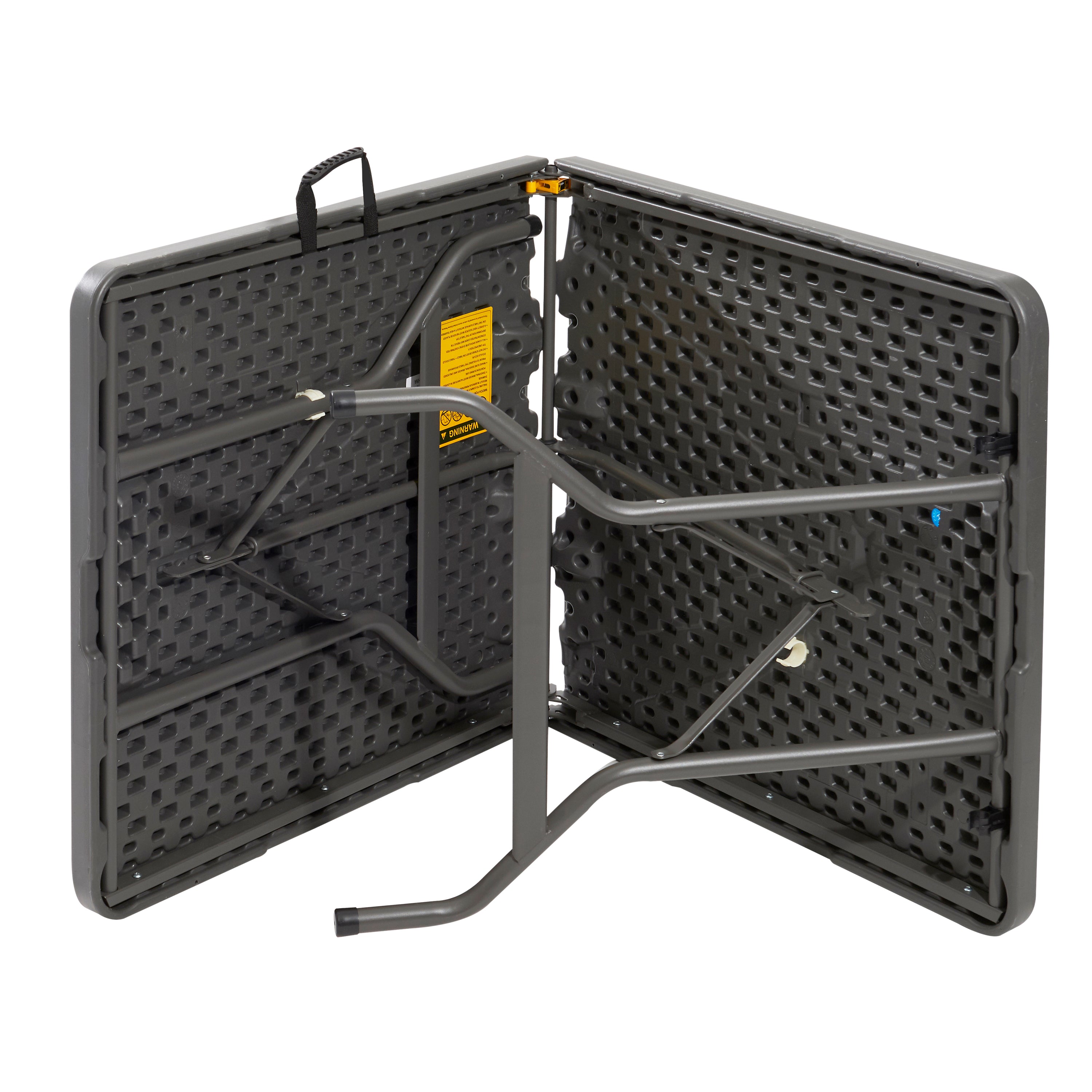 IndestrucTable® Classic Folding Table, Charcoal, 30" x 60" BiFold