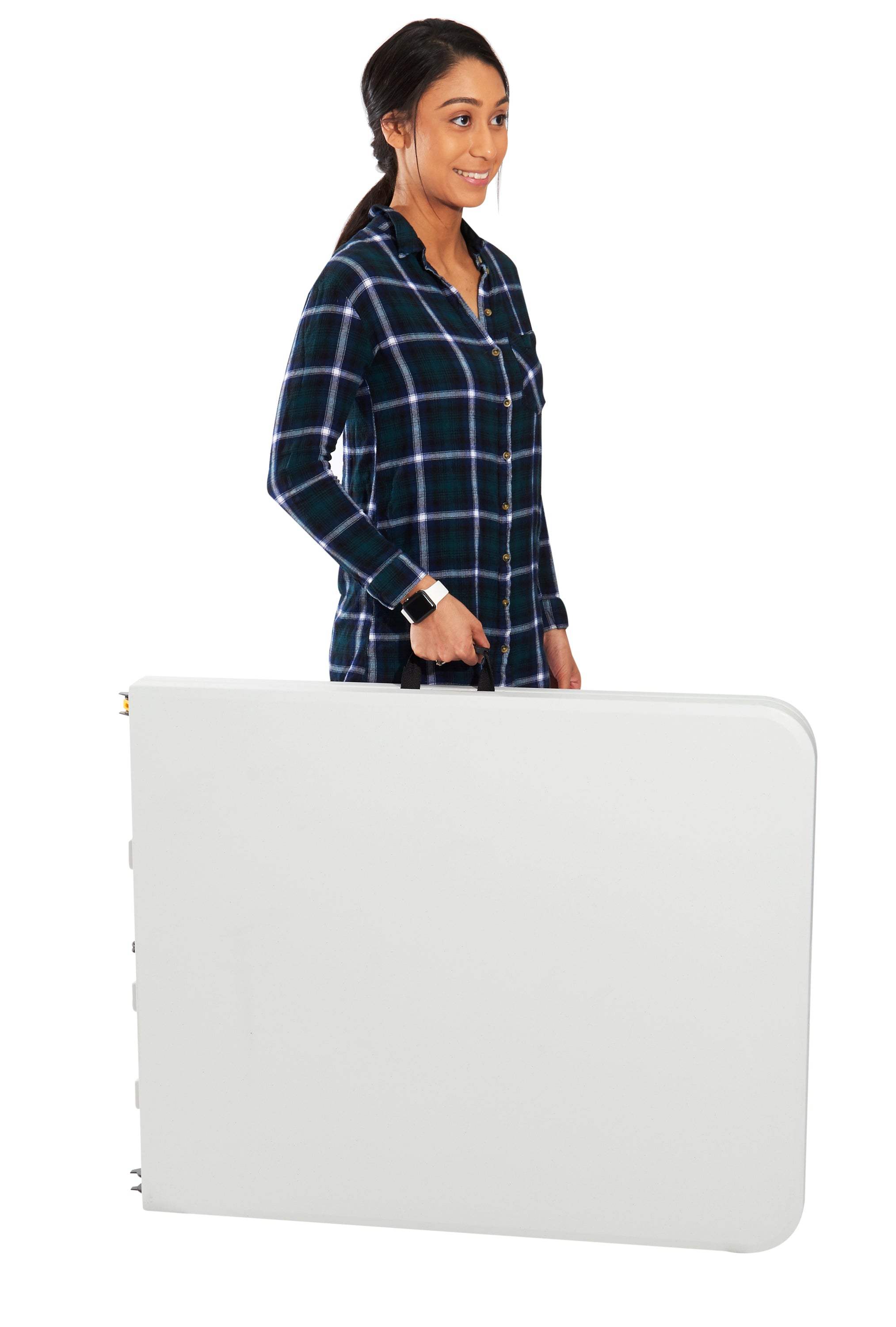 IndestrucTable® Classic Folding Table, Platinum Granite - 30" x 72" BiFold