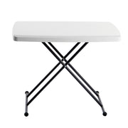 IndestrucTable® Classic Folding Table, Platinum Granite - 30" x 20" Personal