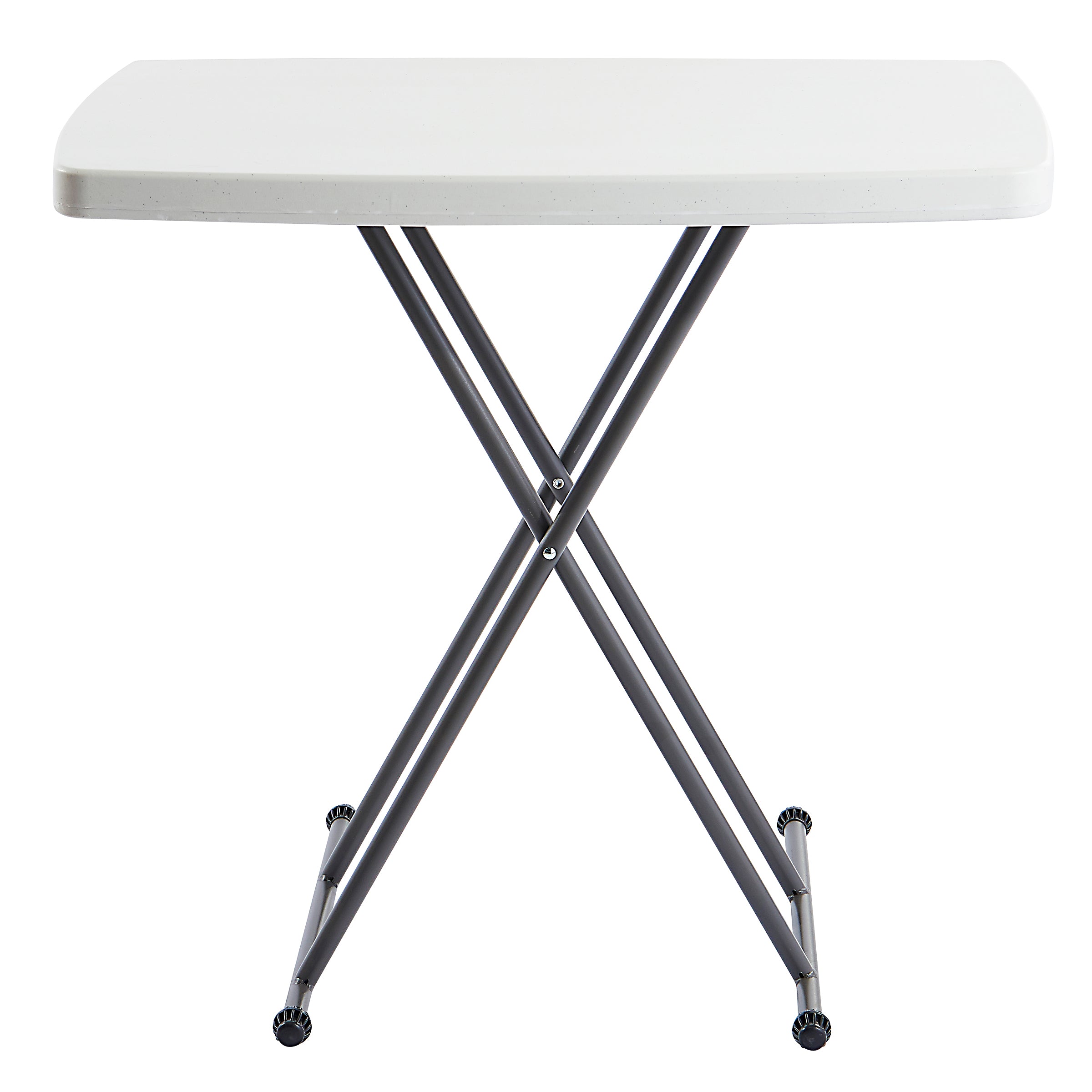 IndestrucTable® Classic Folding Table, Platinum Granite - 30" x 20" Personal