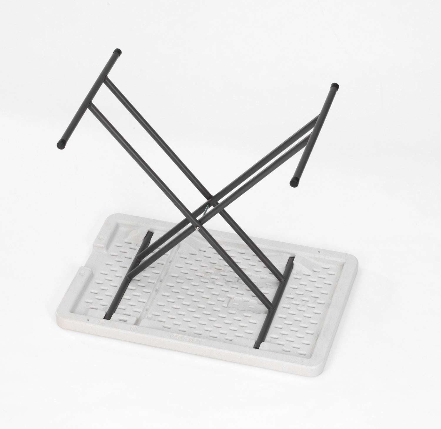 IndestrucTable® Classic Folding Table, Platinum Granite - 30" x 20" Personal