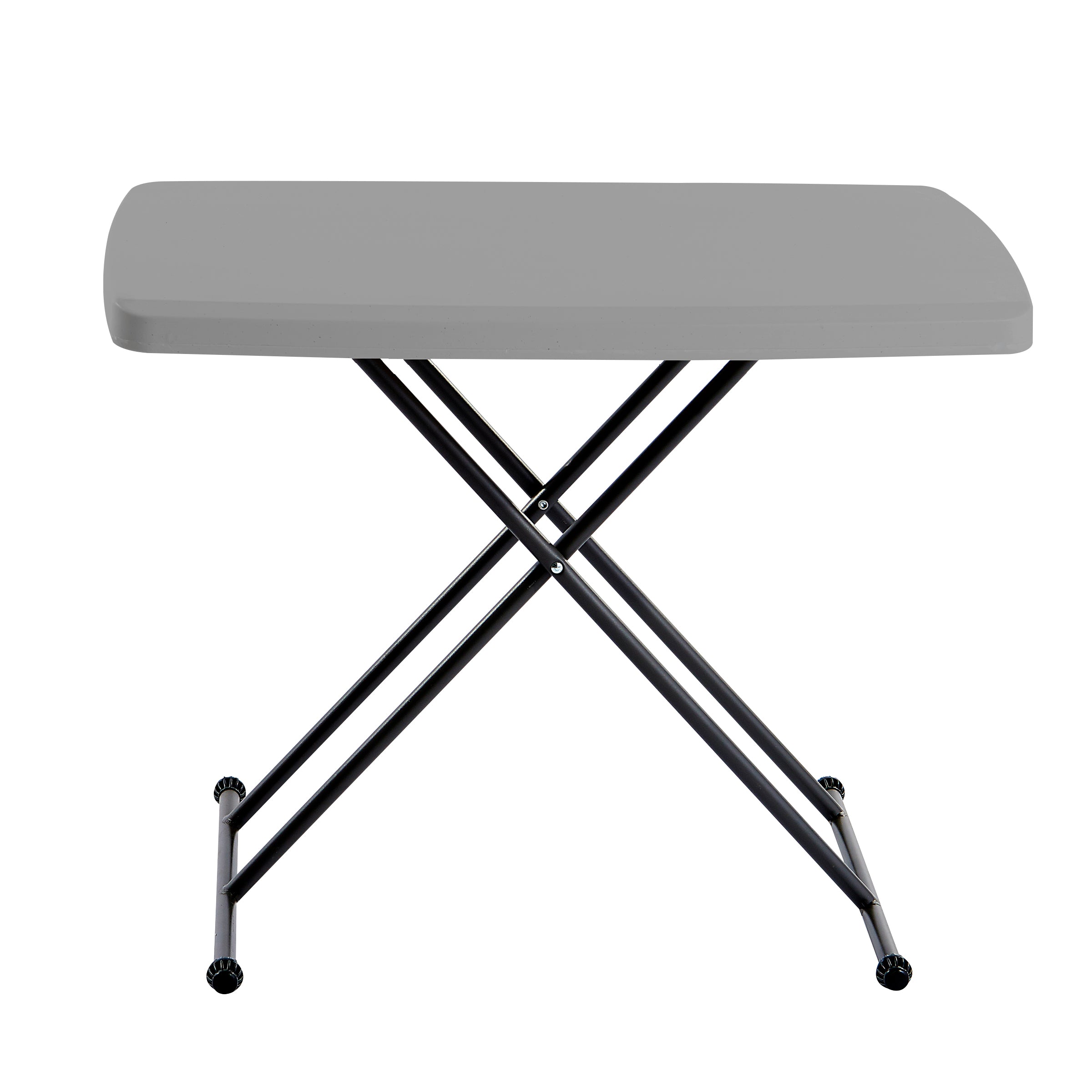 IndestrucTable® Classic Folding Table, Charcoal - 30" x 20" Personal
