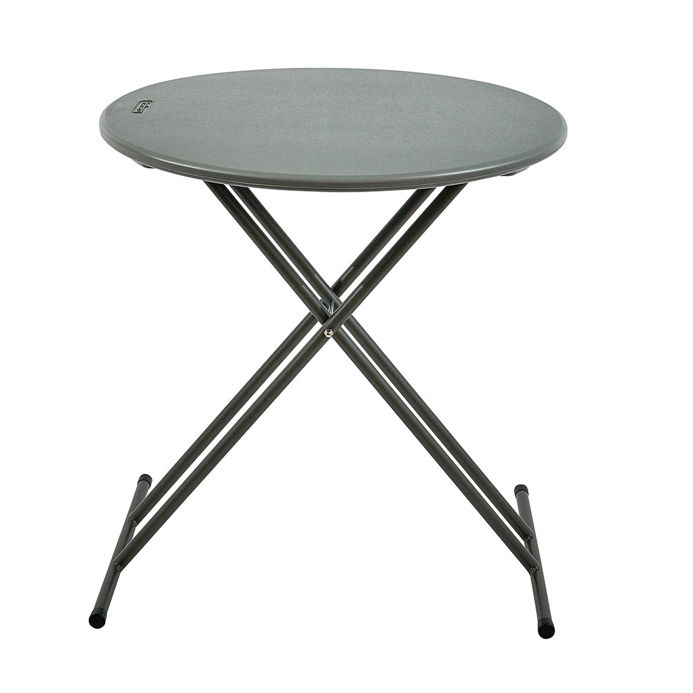 IndestrucTable® Classic Folding Table, Charcoal - 24" Round