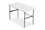 IndestrucTable® Commercial Folding Table, Platinum Granite  - 24" x 48"