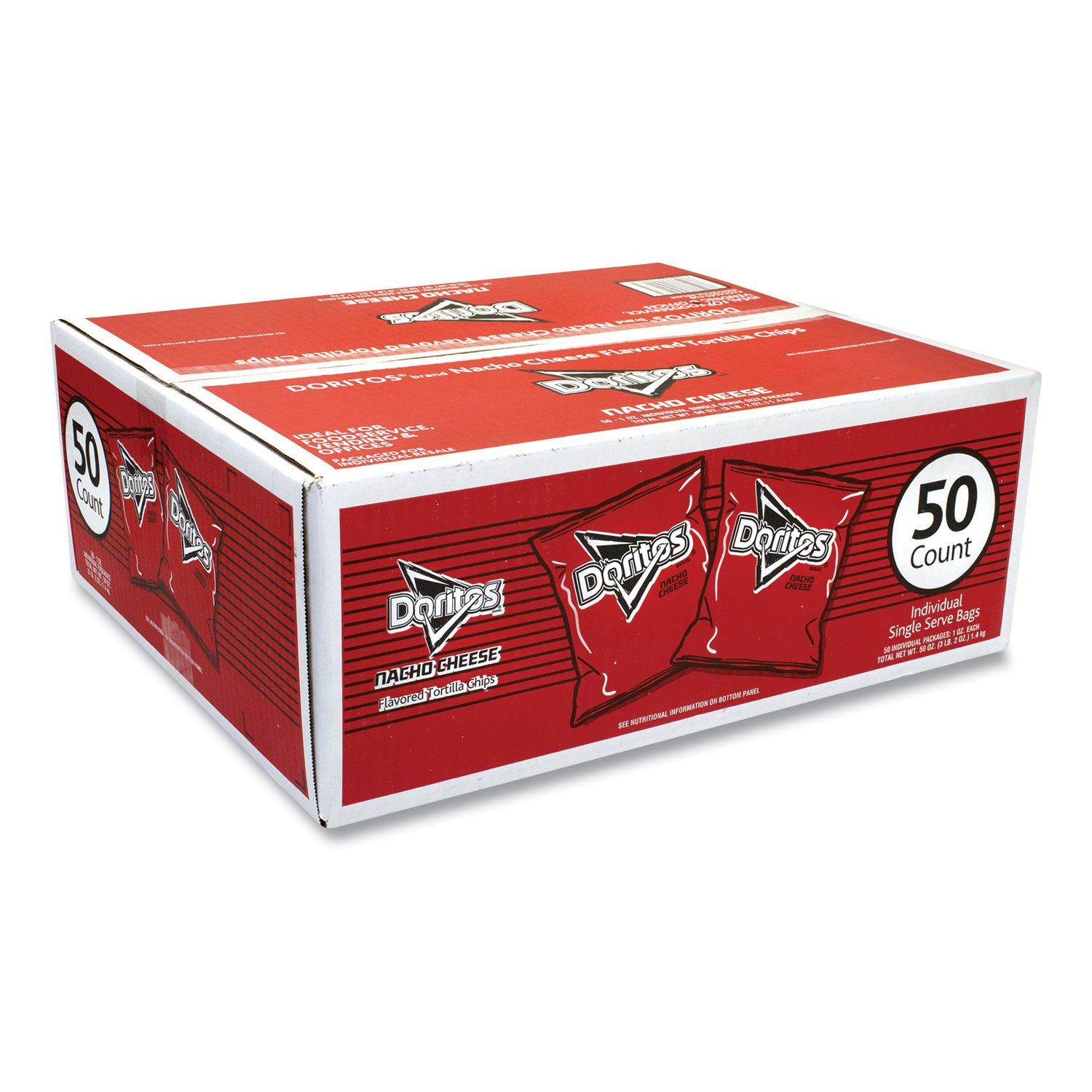 Individually Wrapped - Crunch, Nacho Cheese - 50 / Carton