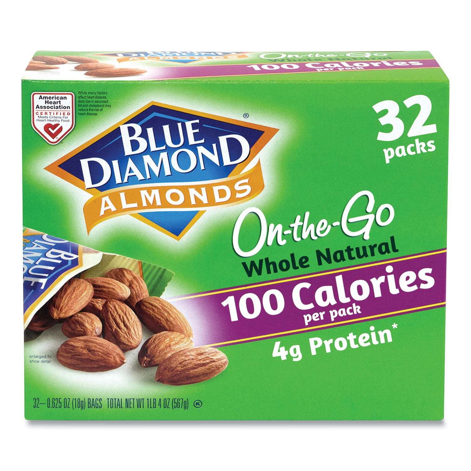 Low Calorie - Almond - 0.63 oz - 32 / Carton