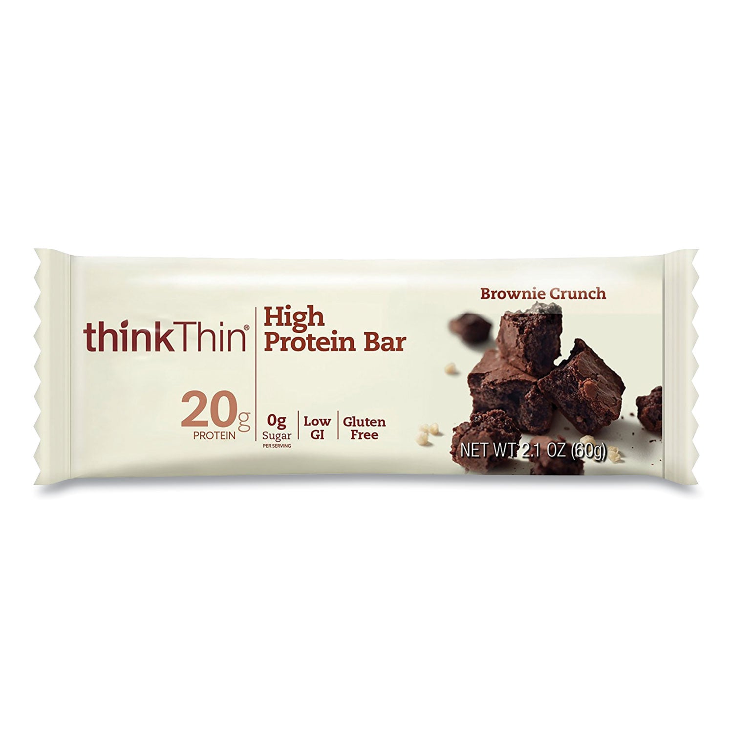 Gluten-free, Low Glycemic - Brownie Crunch - 10/Bag - 1 Carton