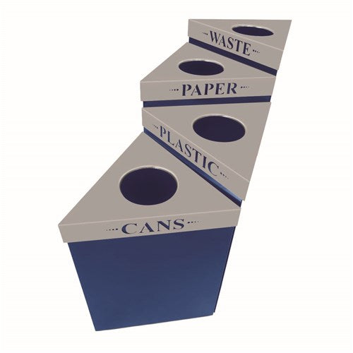 Trifecta® 30"H Base - Recycle Blue