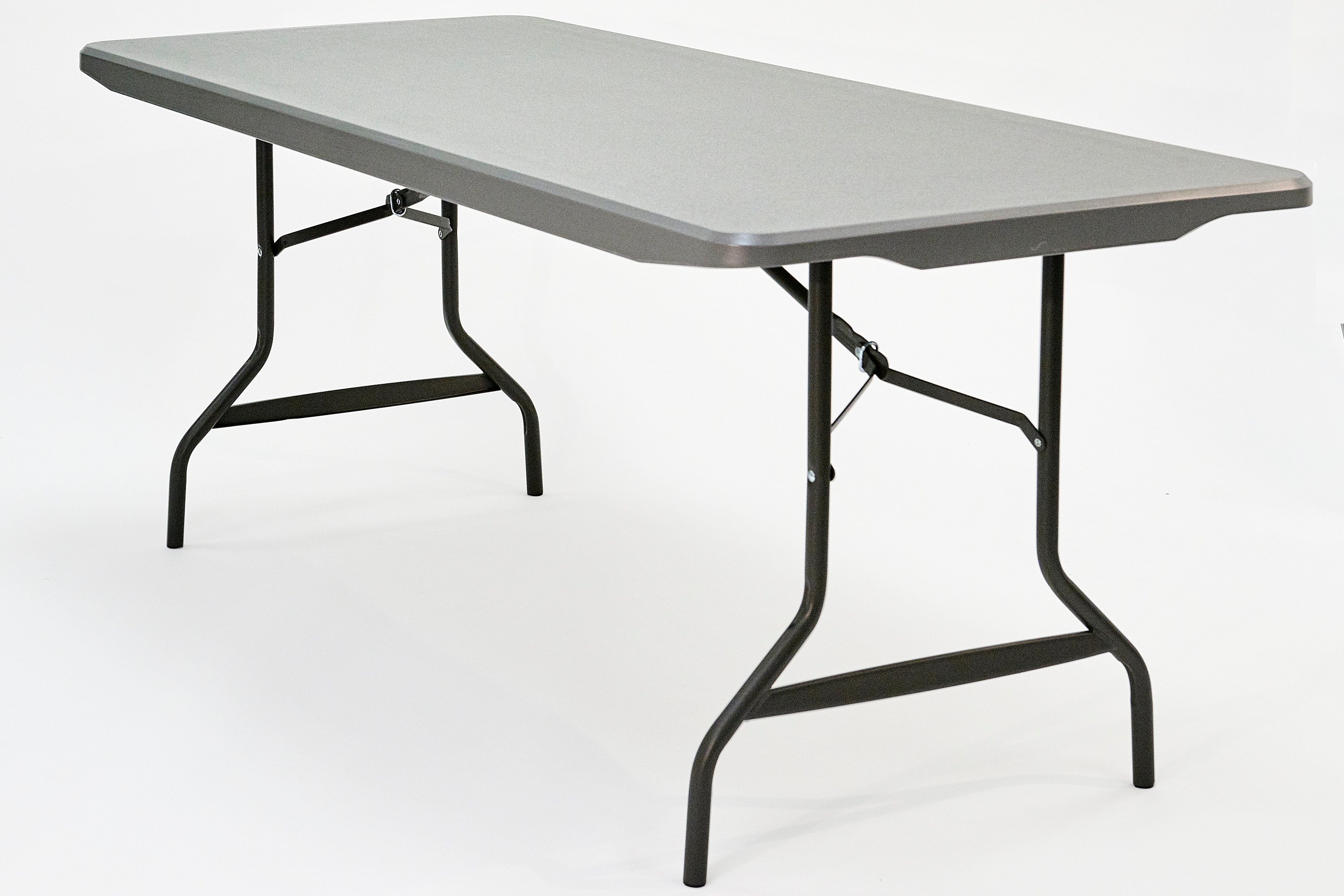 IndestrucTable® Commercial Folding Table , Charcoal - 30" x 72"