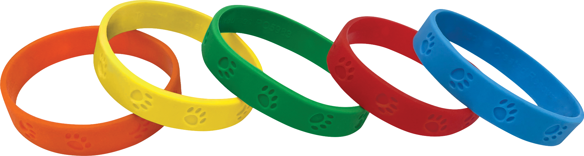 Paw Prints Wristbands