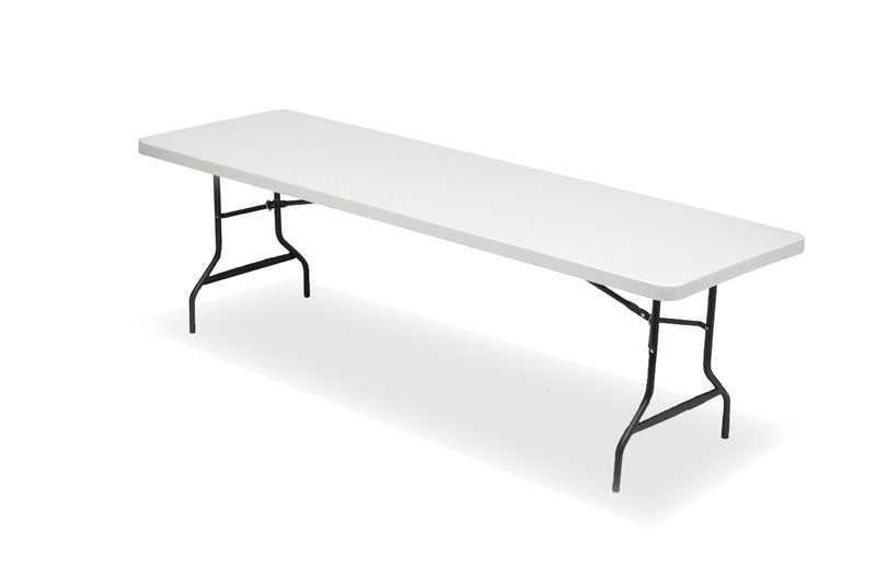 IndestrucTable® Commercial Folding Table, Platinum Granite - 30" x 96"