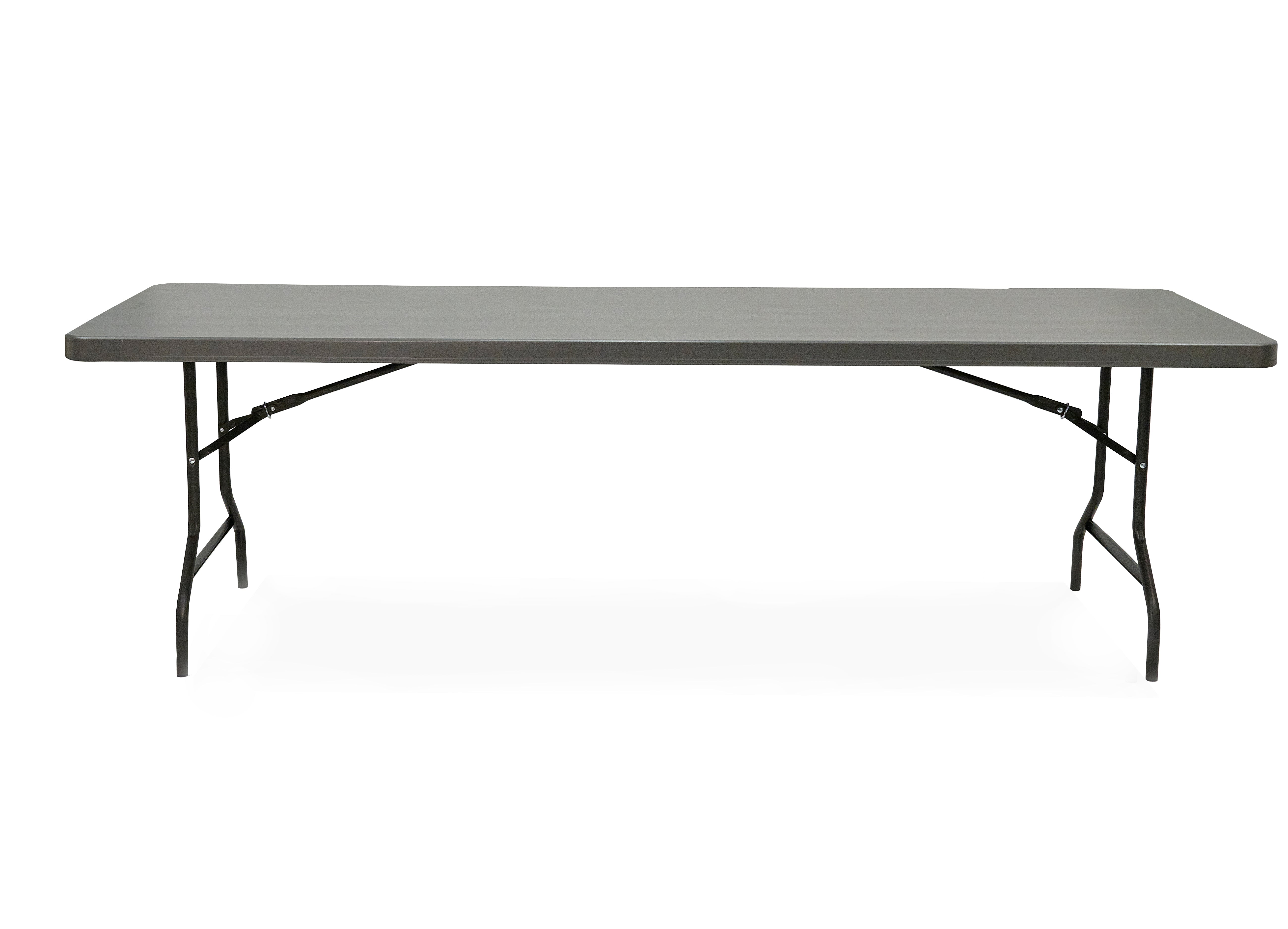 IndestrucTable® Commercial Folding Table, Charcoal - 30" x 96"