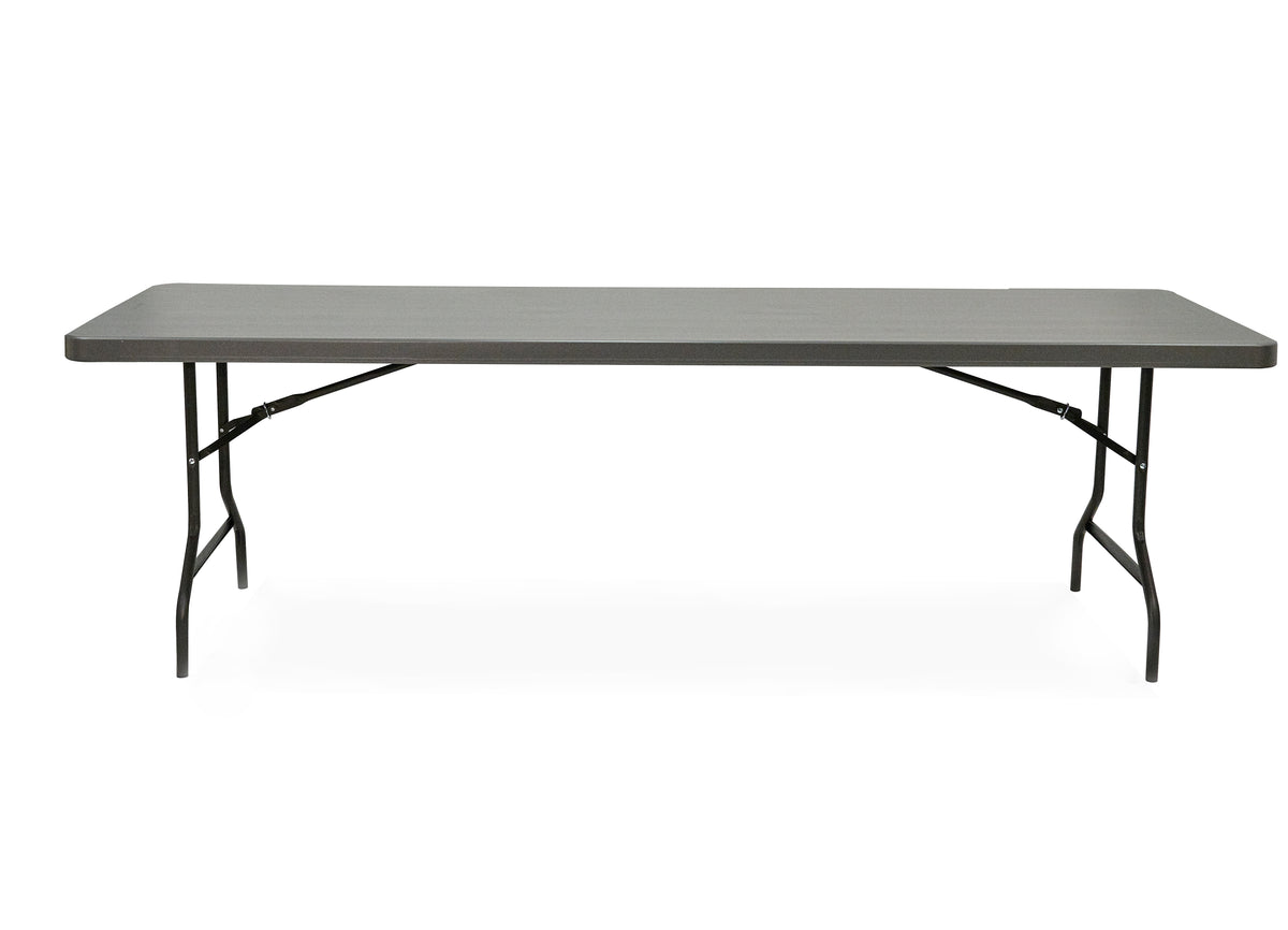 IndestrucTable® Commercial Folding Table, Charcoal - 30" x 96"