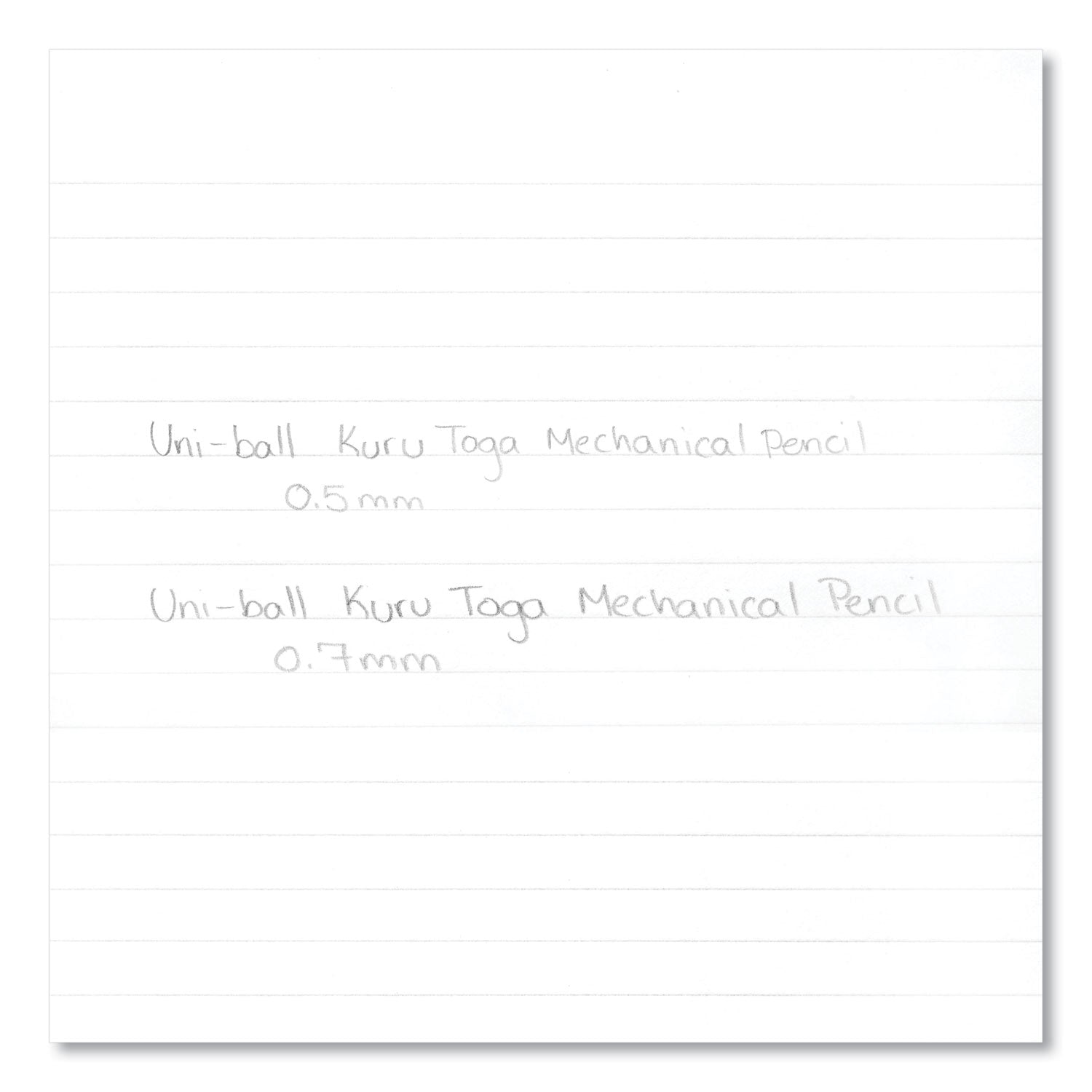 KuruToga Mechanical Pencil with Tube of Lead/Erasers, 0.5 mm, HB (#2), Black Lead, Black Barrel