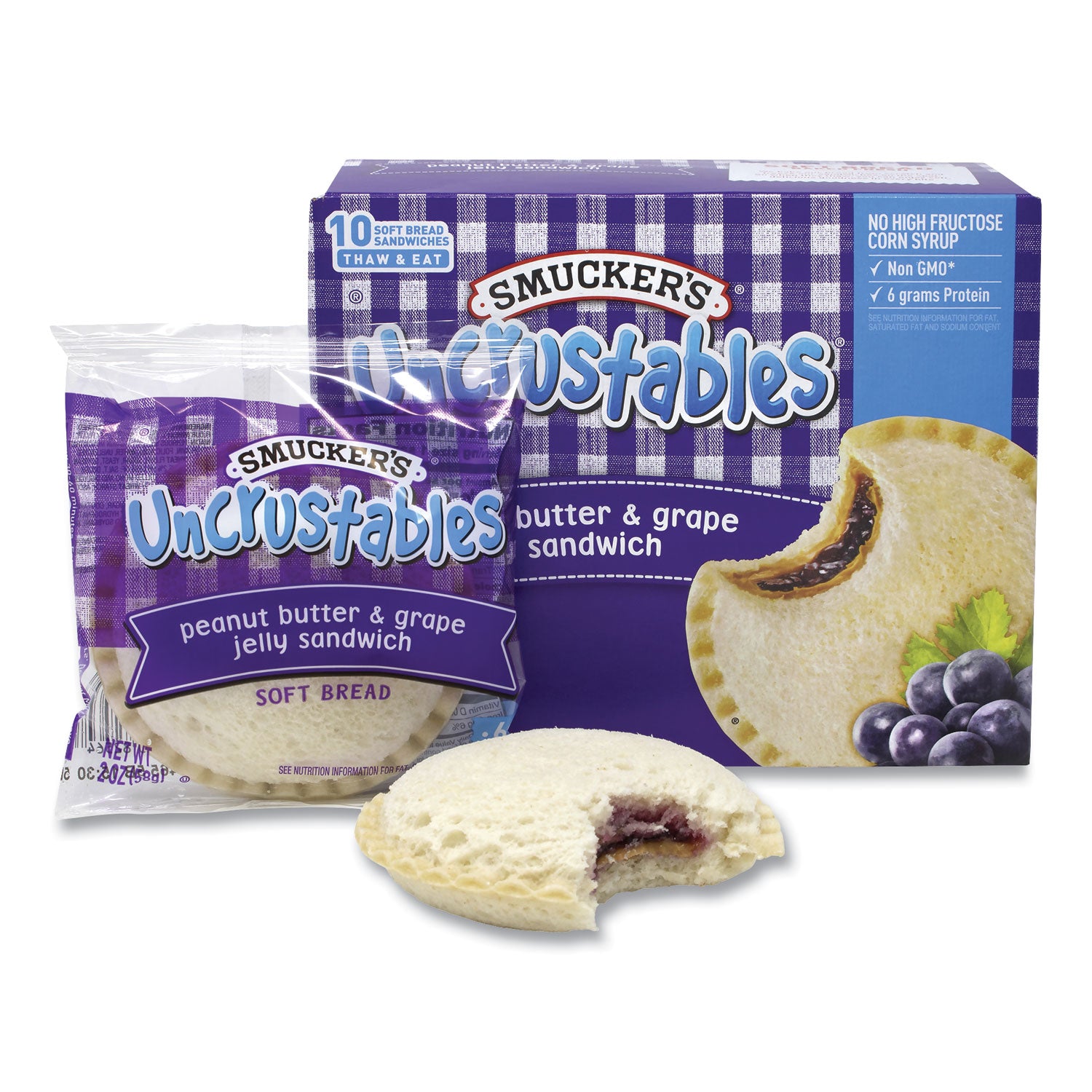 No High Fructose Corn Syrup - Peanut Butter, Grape - 1 Carton