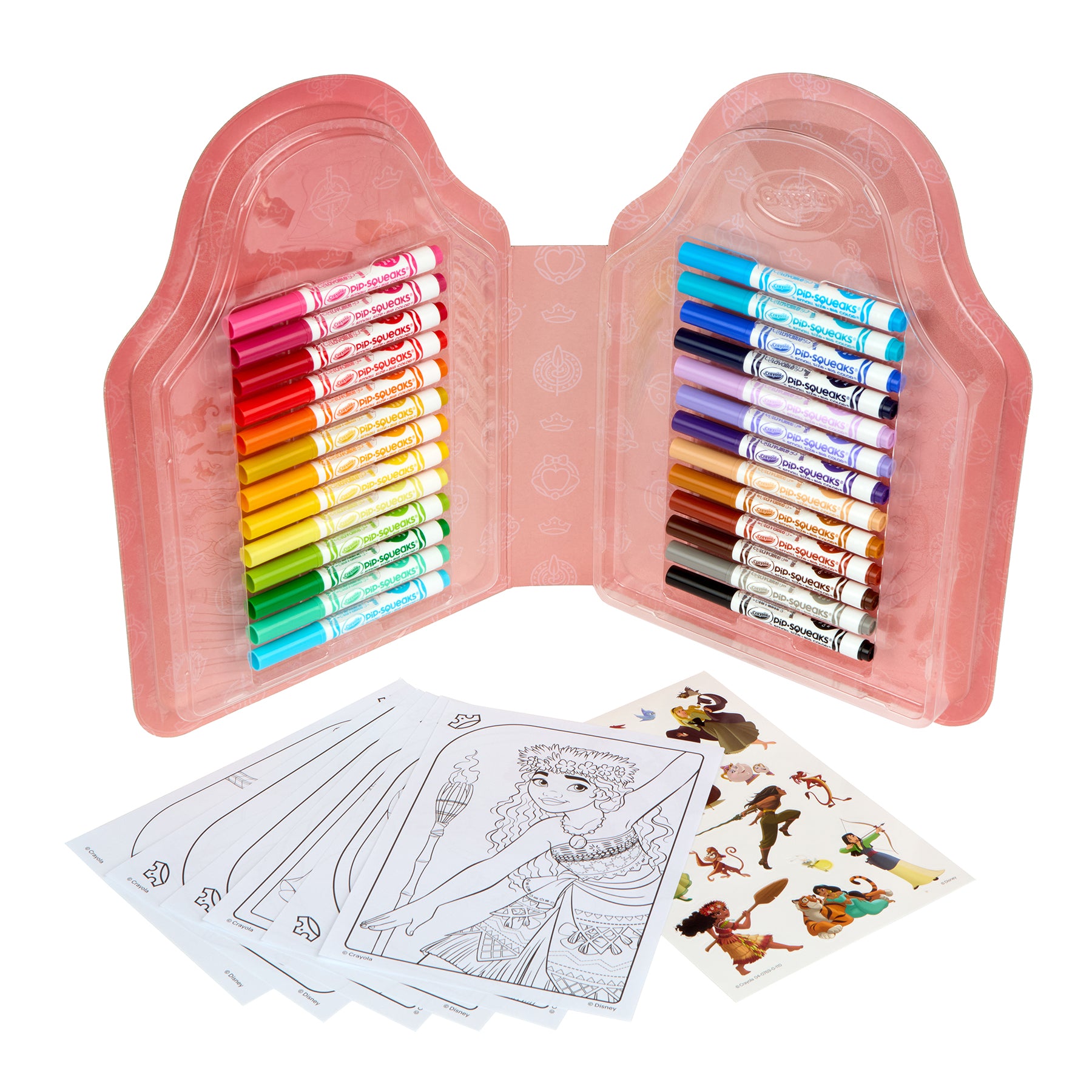 Disney Princess Color & Activity Set, 20 Coloring Book Pages & Stickers