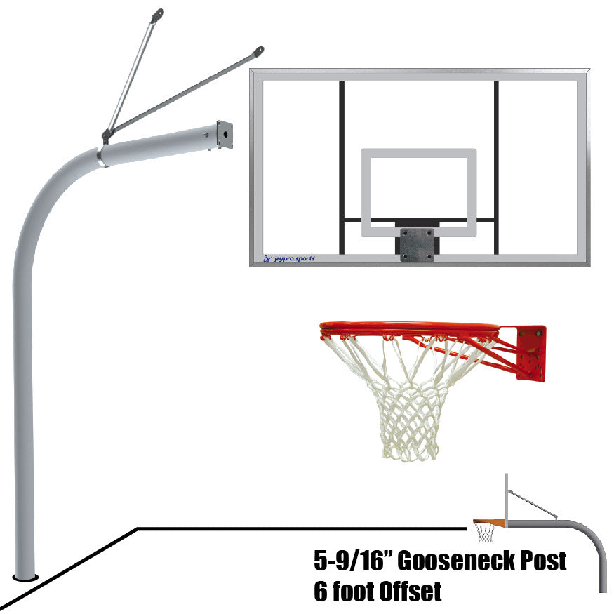 Backboard - Perforated Poly-Carbonate - Rectangle (72 in.W x 48 in.H)
