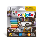 Metallic Felt Tip Pens Fine Tip Markers - 8 Pieces