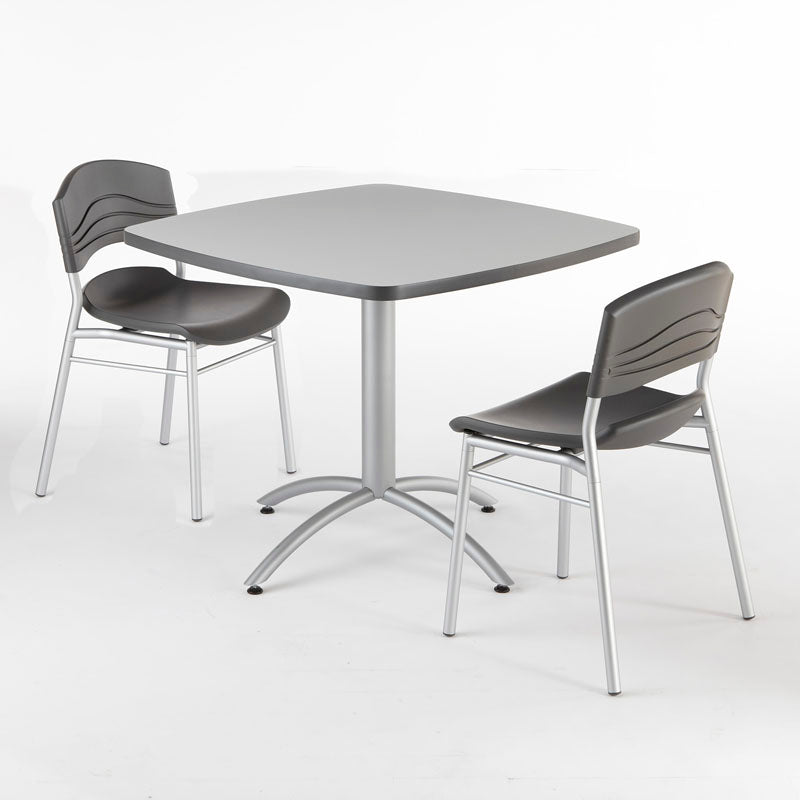 CaféWorks™ Table, Gray - 36" Square x 29"H