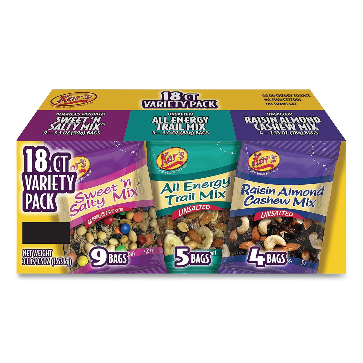 Sweet & Salty, Raisin, Almond, Cashew - 1 / Carton