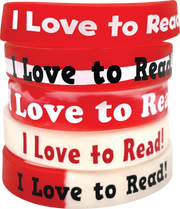 Fancy I Love to Read Wristbands