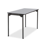 Maxx Legroom™ Wood Folding Table, Gray - 24" x 48"